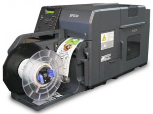 Epson C7500 inkjet label printer